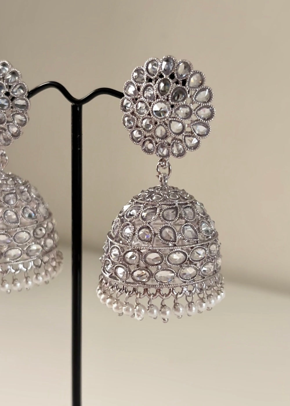 RAISA - Silver Jhumka