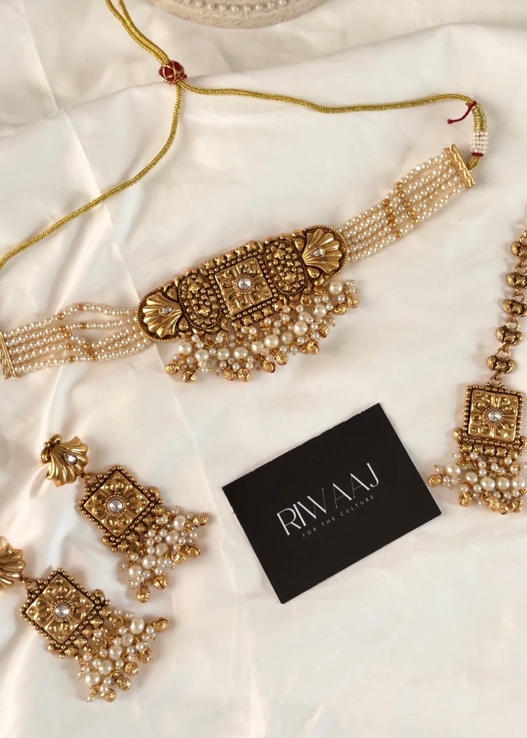 MAHAL - Heritage Gold Plated Choker Set