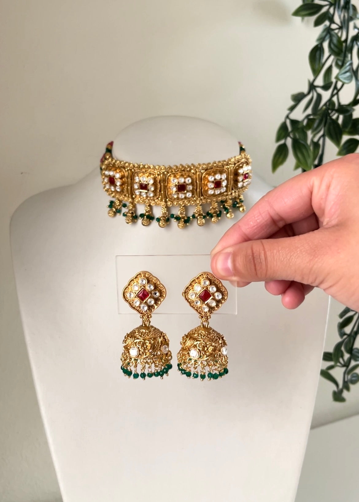 SNEHA - Gold Plated Choker Set