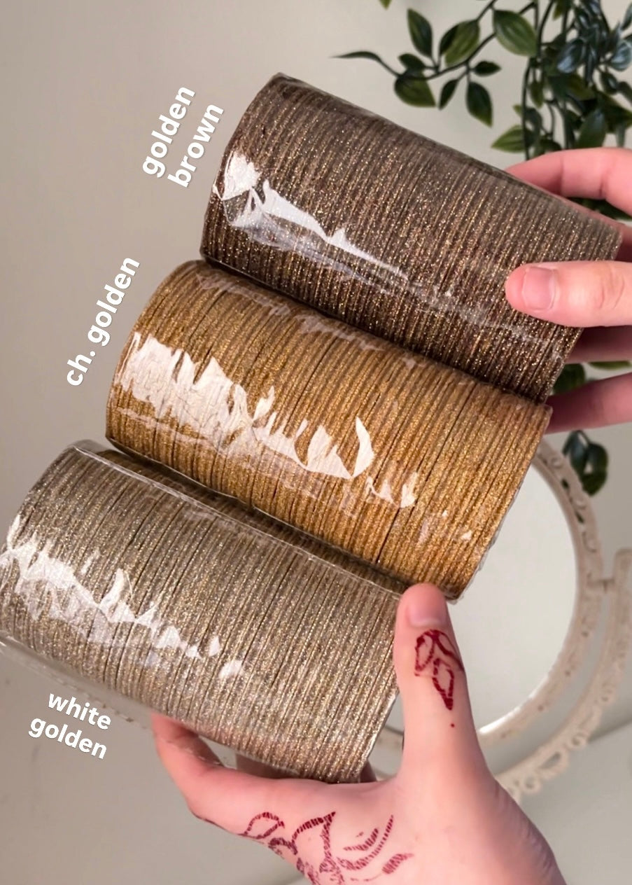 GLITTER BANGLES - Bloc of 12