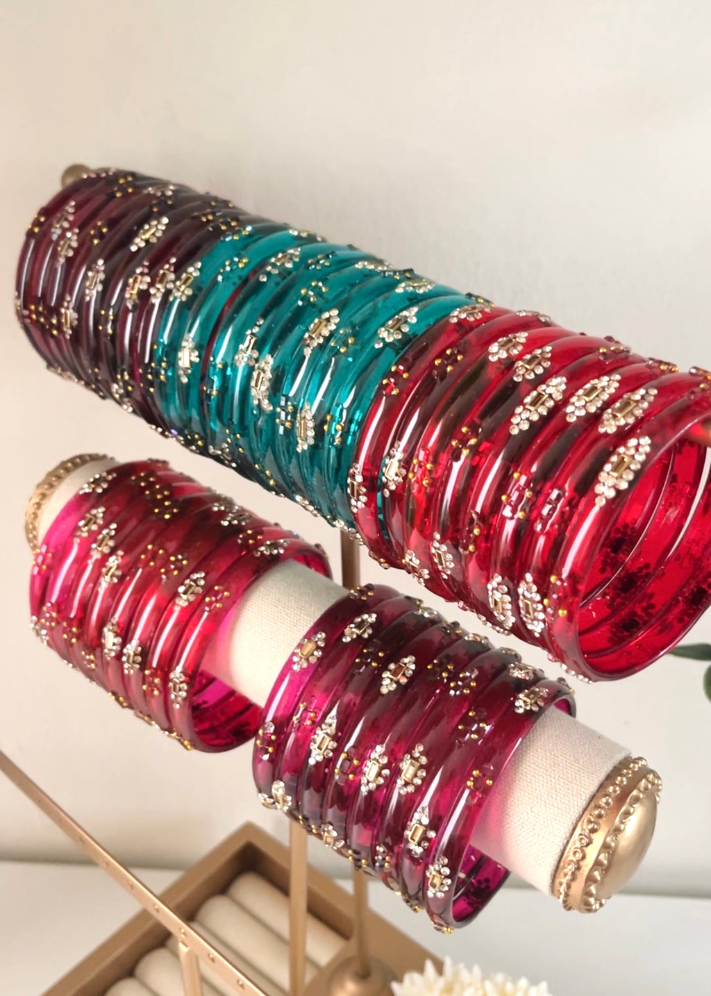 Jelly Glass Bangles