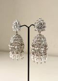 MARWA - Silver Statement Jhumka