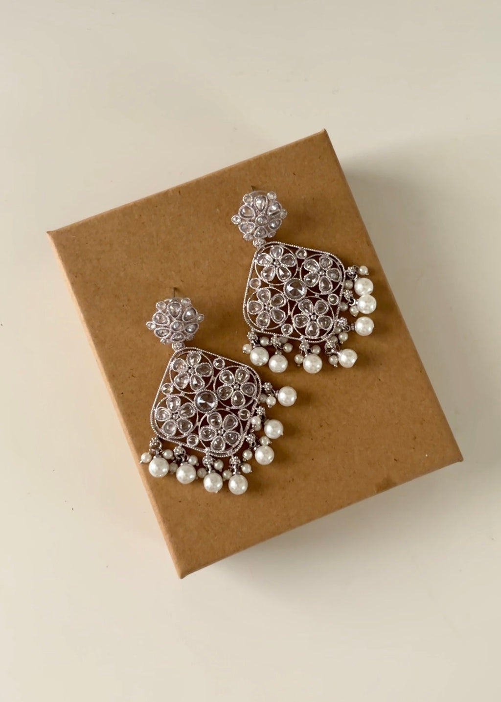 SHERINE - Silver Earrings