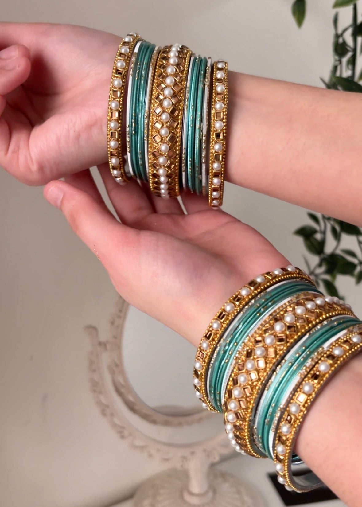 PEARL KUNDAN SET
