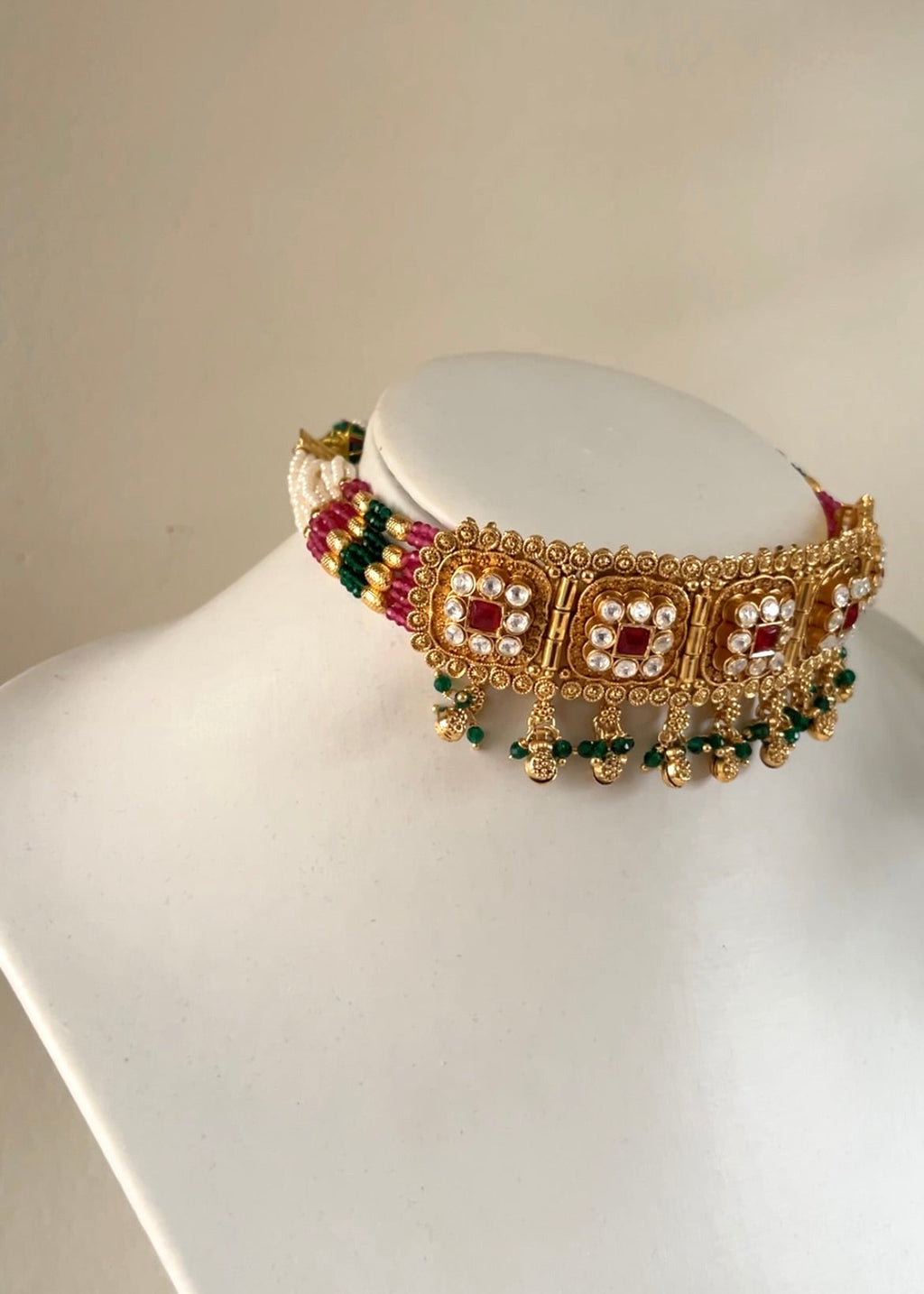 SNEHA - Gold Plated Choker Set