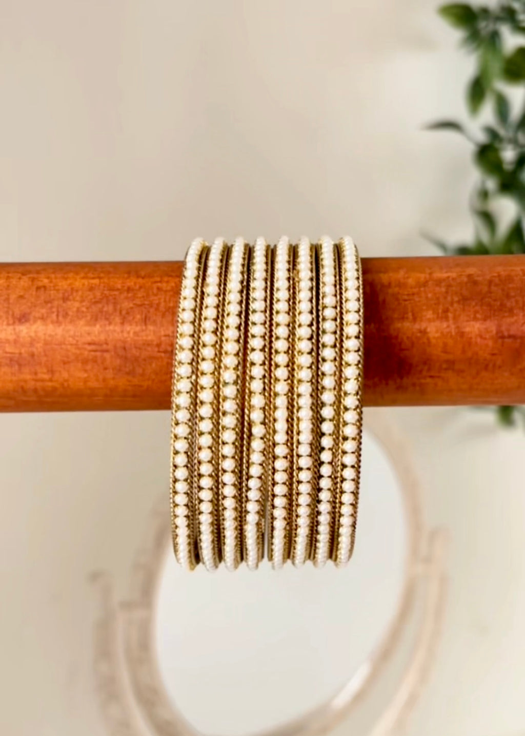 GOLDEN PEARL - Bangles Set