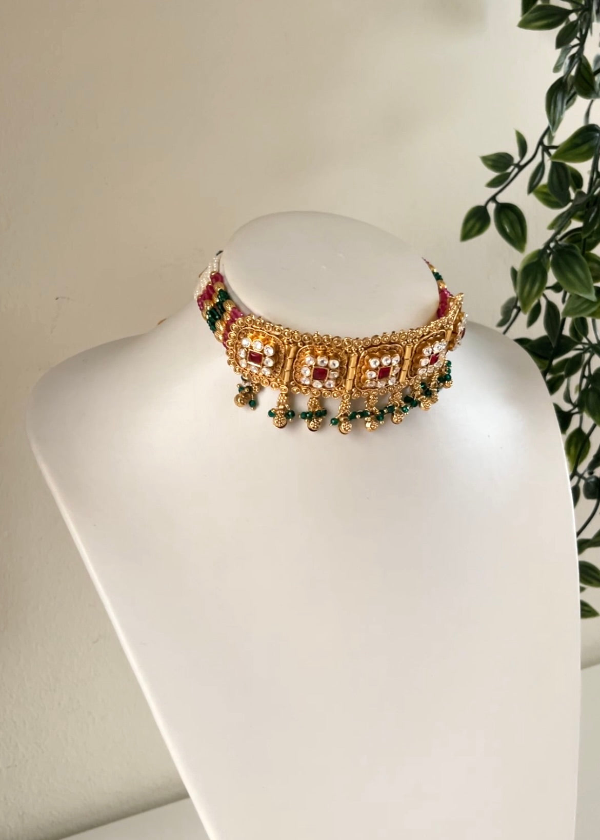 SNEHA - Gold Plated Choker Set