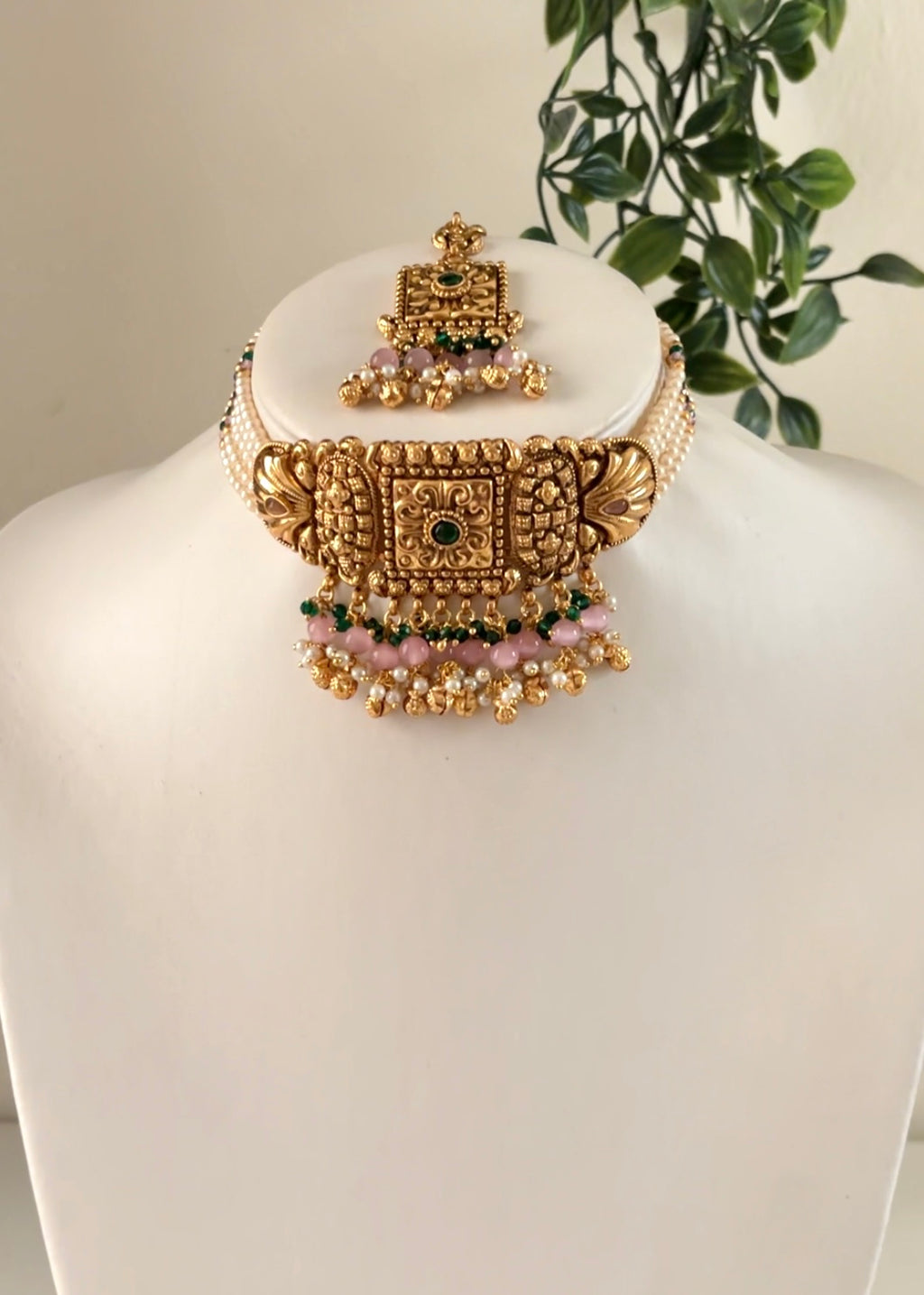 MAHAL - Heritage Gold Plated Choker Set