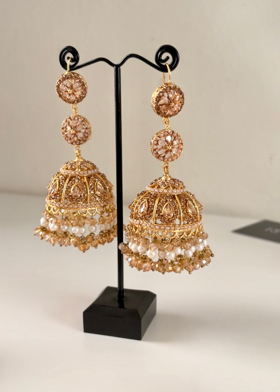 SNEHA - Nauratan Oversized Jhumka