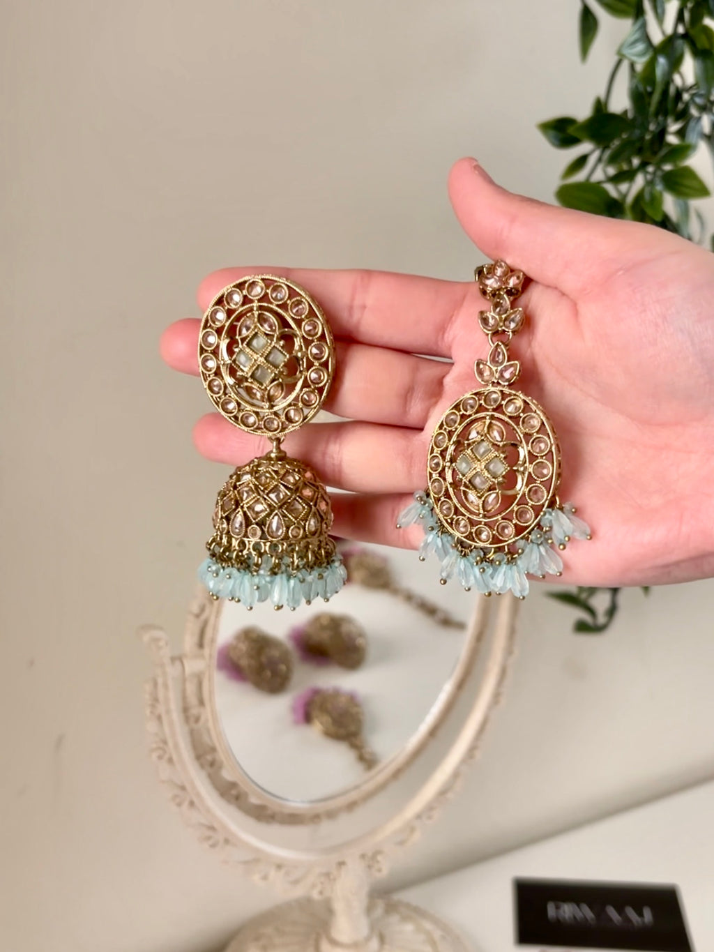 ZAINA - Jhumka Tikka Set