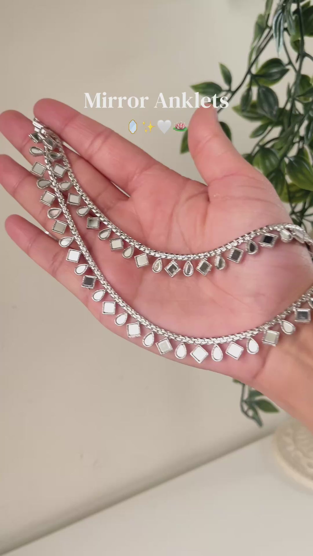 Mirror Anklets