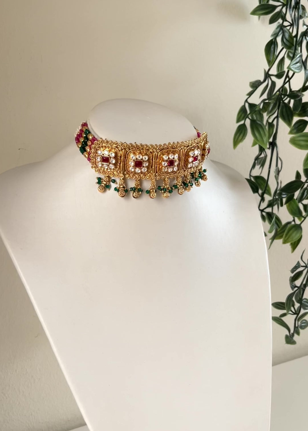 SNEHA - Gold Plated Choker Set