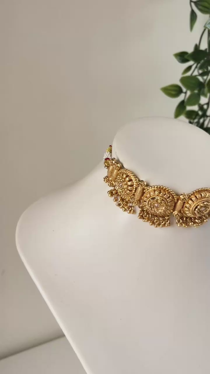 SONA - Gold Plated Choker Set