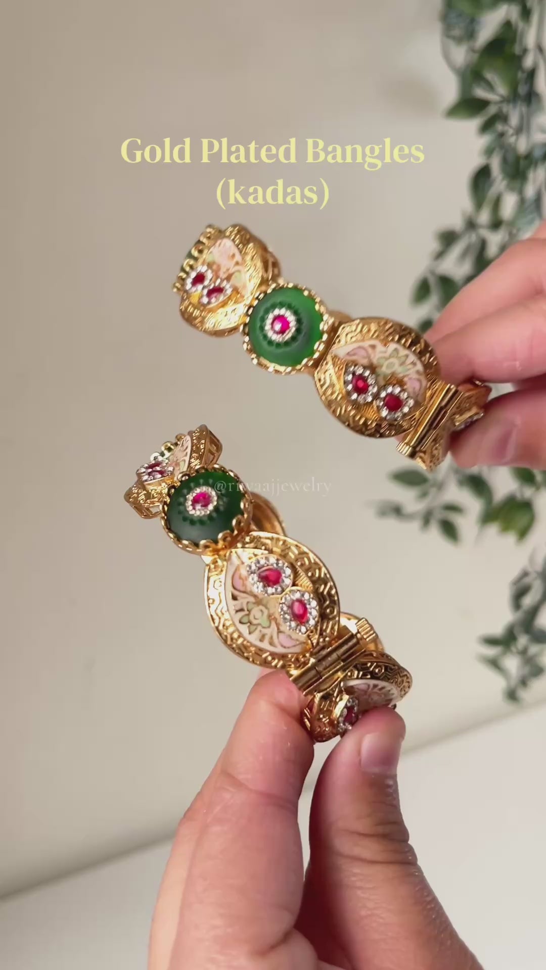 ILAA - Gold Handcrafted Bangles
