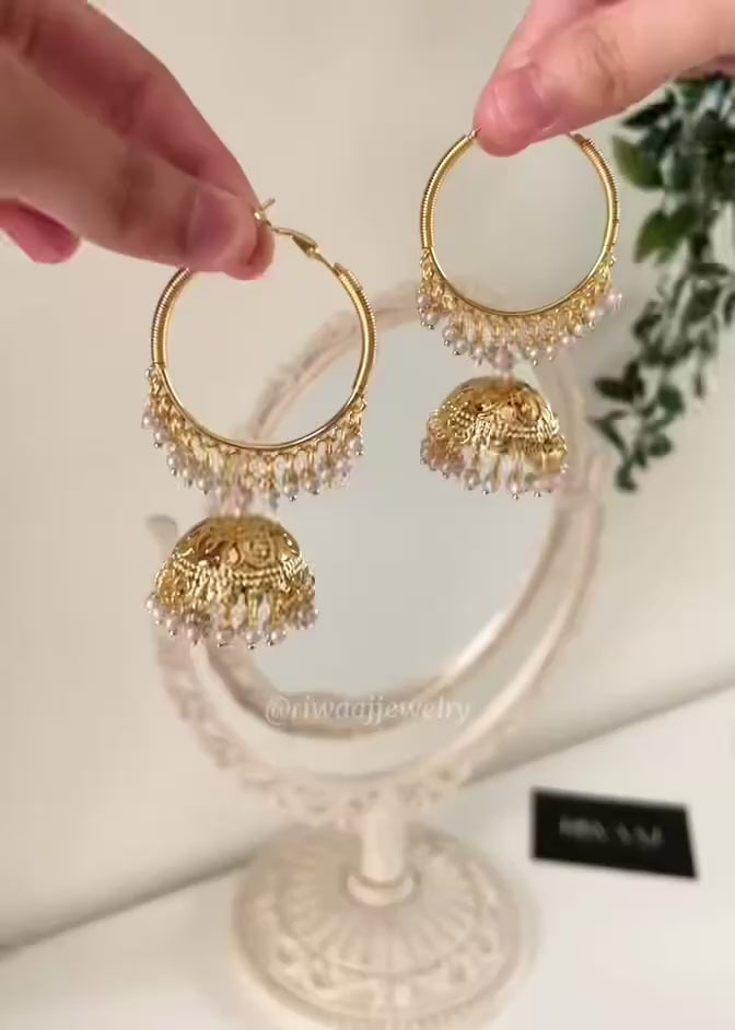 MAHA - Traditional Jhumpa Hoops